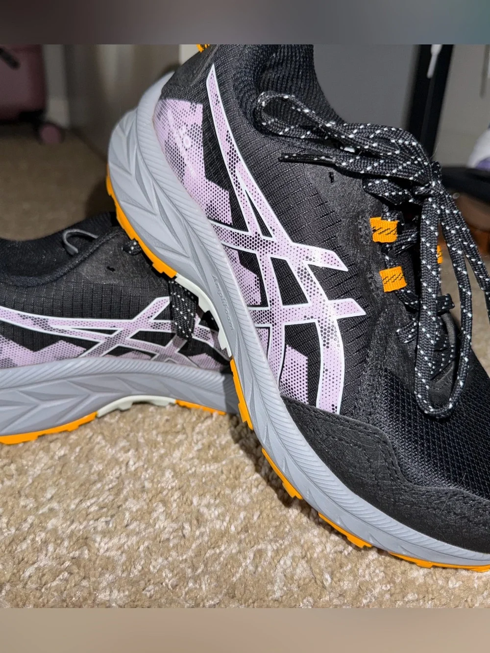 ASICS Gel-Venture 10 - Black, Purple & Orange Accents